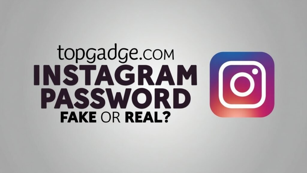 Topgadge.com Instagram Password