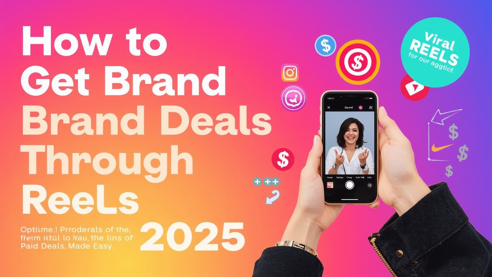 How to Get Brand Deals Through Reels 2025