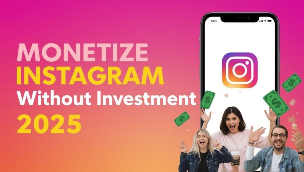Best Ways to Monetize Instagram Without Investment in 2025